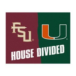 Image of Florida State / Miami House Divided All-Star Mat