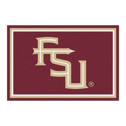 Image of Florida State University Floor Rug - 5x8 - Seminole Logo