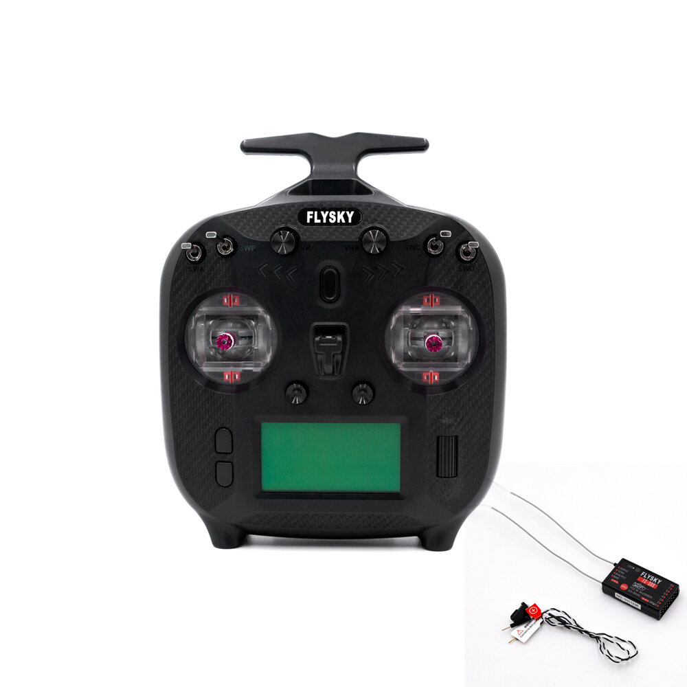 Image of FlySky FS-ST8 24GHz 8CH ANT Radio Transmitter with FS-SR8 RC Receiver for RC Drone Car Boat Robot