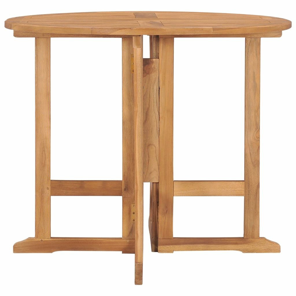 Image of Folding Garden Dining Table Ø354"x295" Solid Teak Wood
