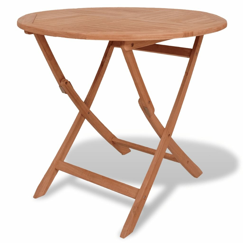 Image of Folding Garden Table 335"x30" Solid Teak Wood