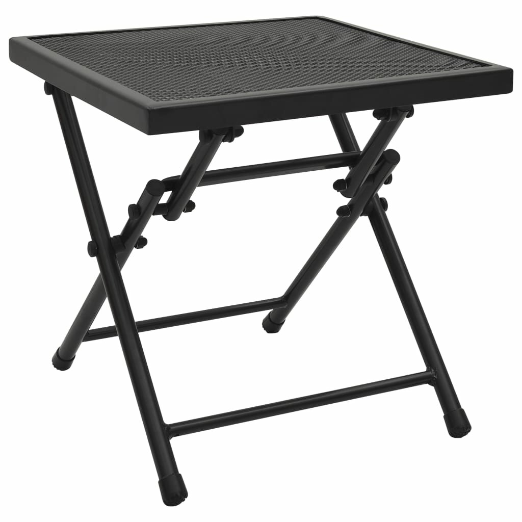 Image of Folding Table Mesh 15"x15"x15" Steel Anthracite