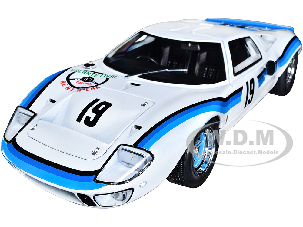 Image of Ford GT40 MK1 RHD (Right Hand Drive) 19 Emilio Marta "Angola Championship" (1973) "Competition" Series 1/18 Diecast Model Car by Solido