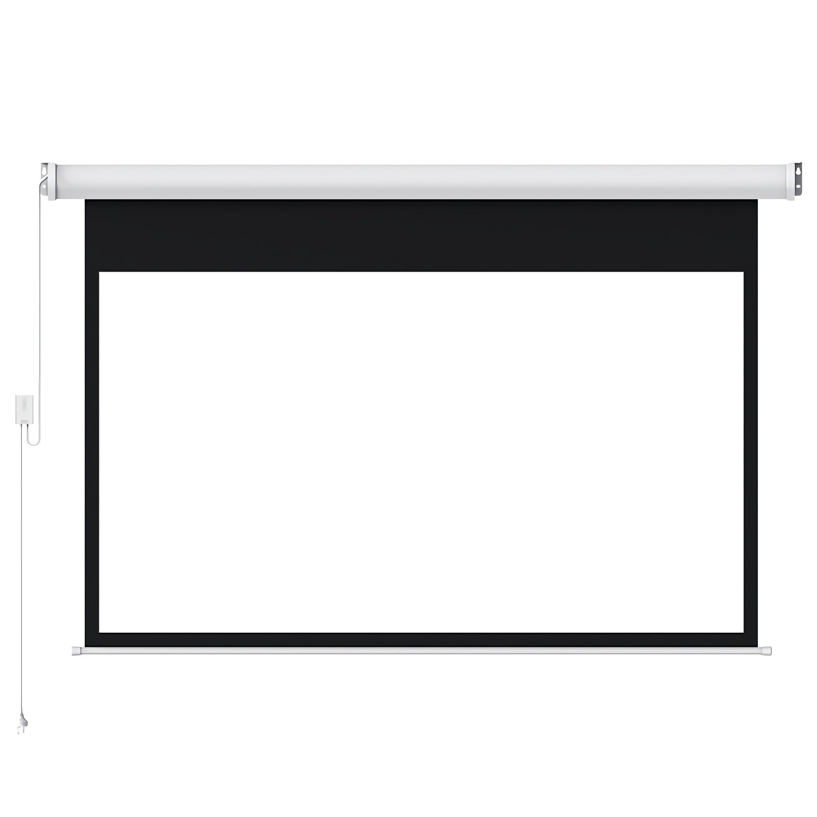 Image of Formovie Electric Motorized Projector Screen 100-Inch Coated White Plastic 16:9 4K Support 3D Projector With Remote Cont