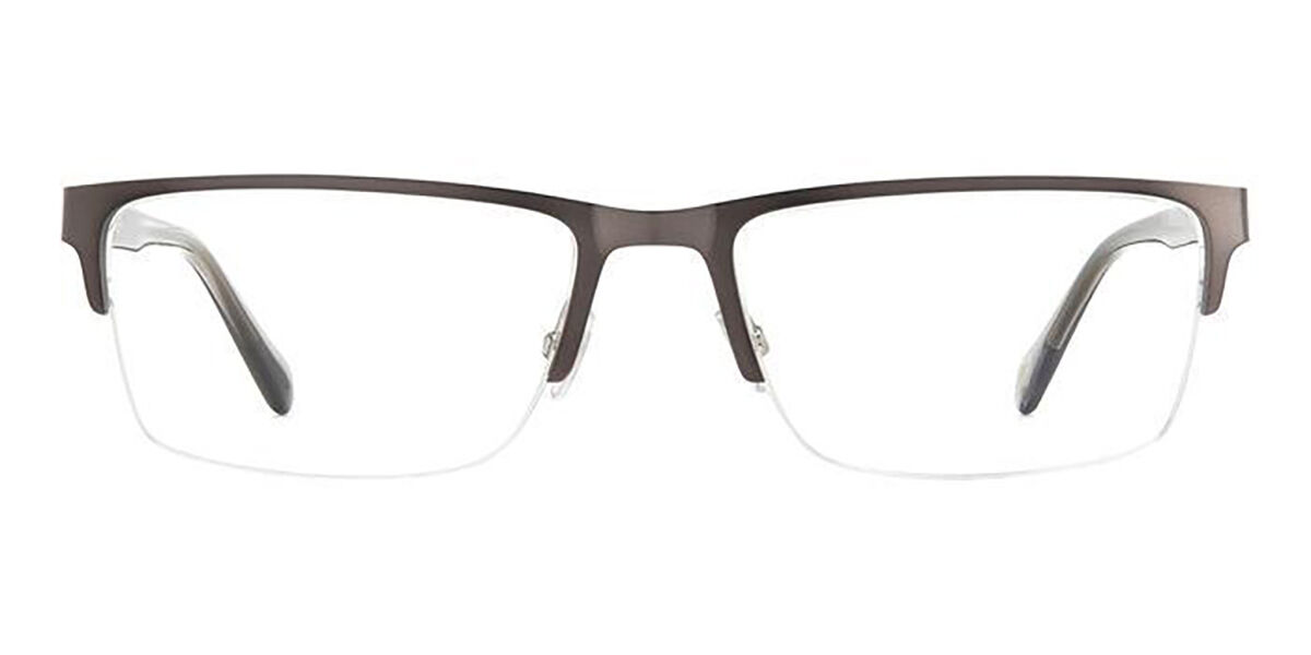 Image of Fossil FOS 7154/G Asian Fit R80 Óculos de Grau Prata Masculino PRT