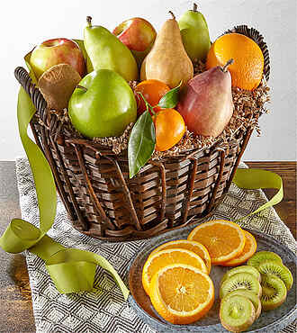 Image of Fruitful Life Gourmet Gift Basket - FedEx