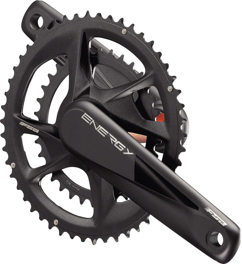 Image of Full Speed Ahead Energy Modular Crankset - 170mm 11/12-Speed 46/30t Direct Mount/90mm BCD 386 EVO Spindle Interface Black