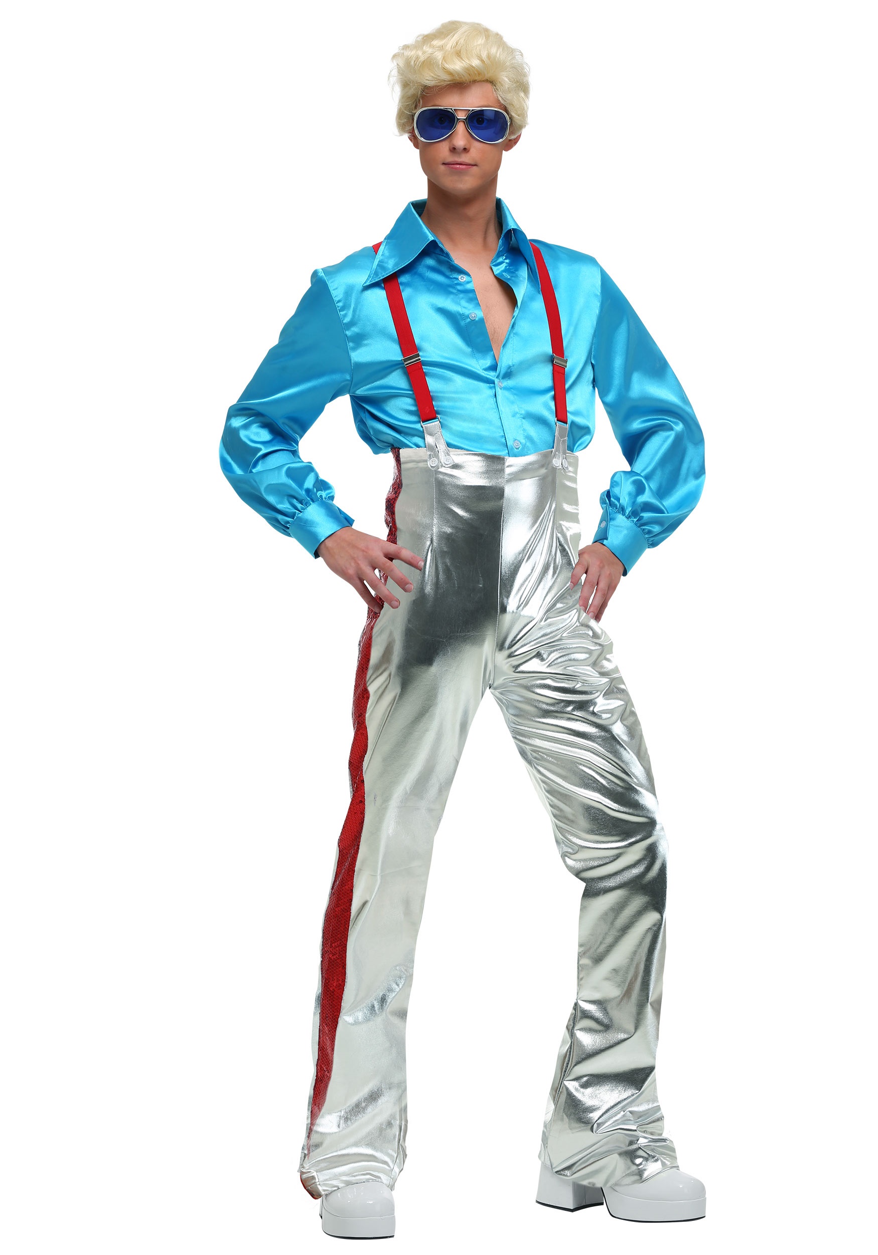Image of Funky Disco Plus Size Men's Costume ID FUN2235PL-2X