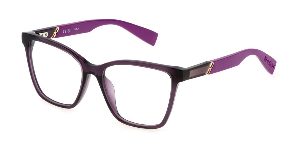 Image of Furla VFU668 09PW Óculos de Grau Purple Feminino BRLPT