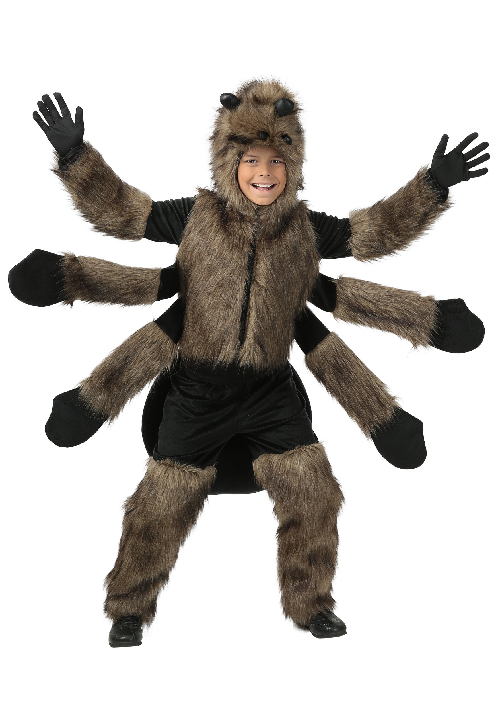 Image of Furry Spider Kid's Costume ID FUN2077CH-L