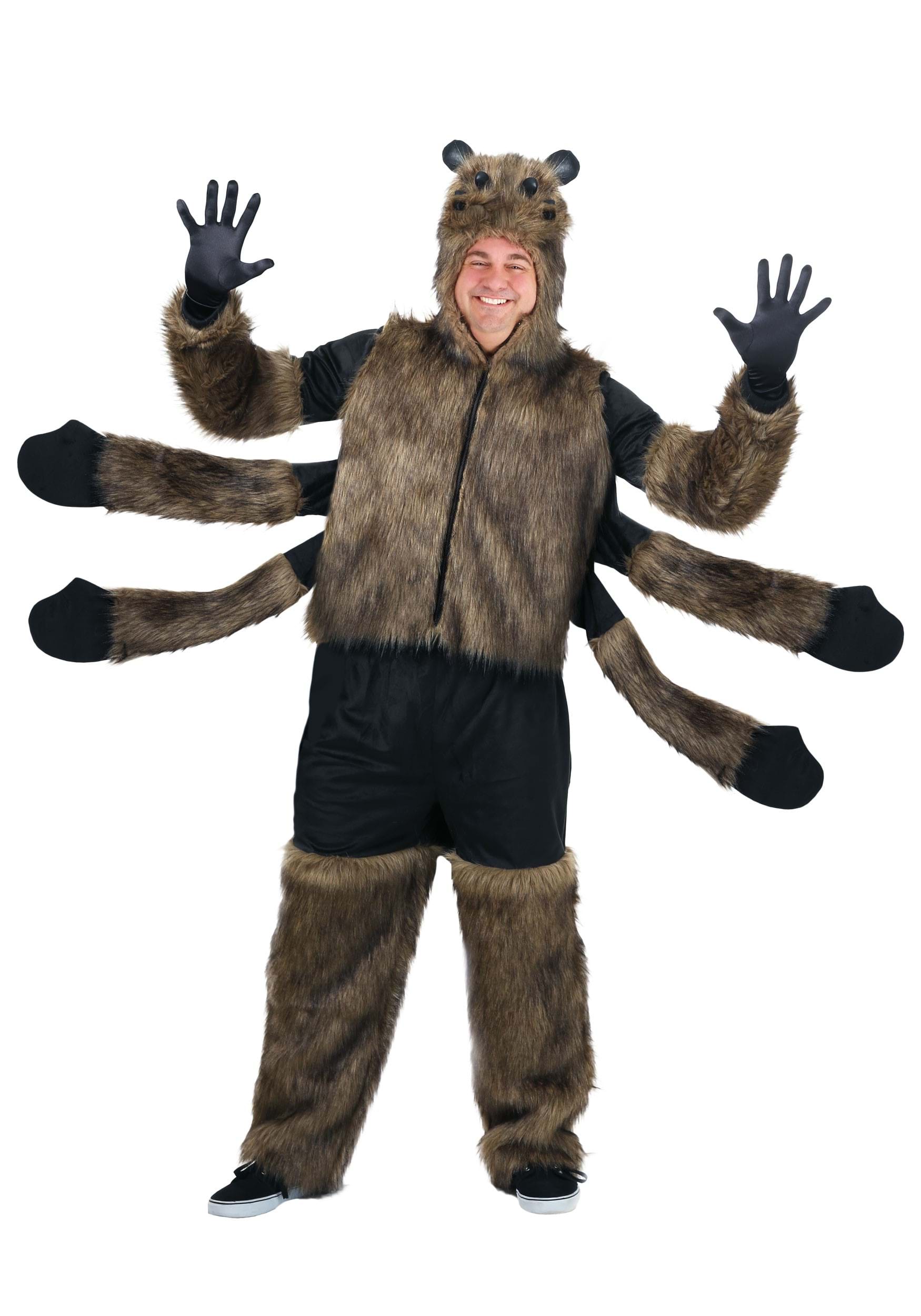 Image of Furry Spider Plus Size Costume | Plus Size Adult Costume ID FUN2077PL-2X