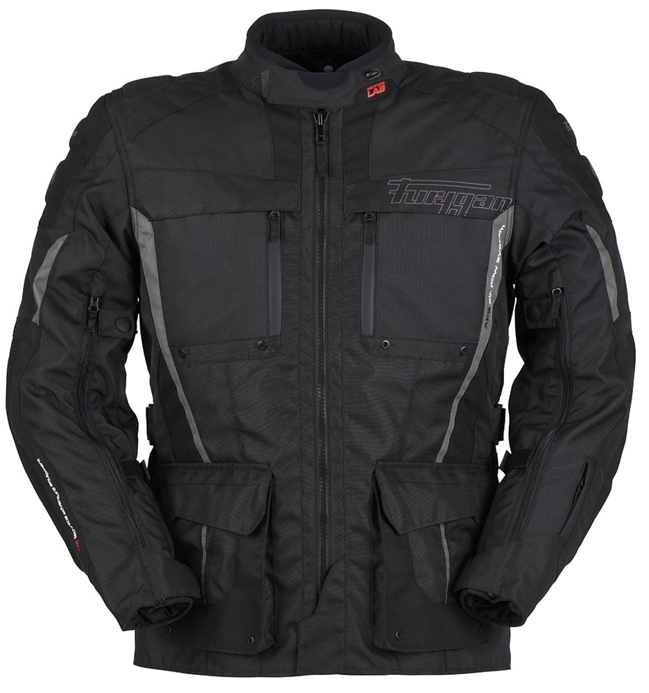 Image of Furygan Brevent 3En1 Jacket Black Gray Size XL EN