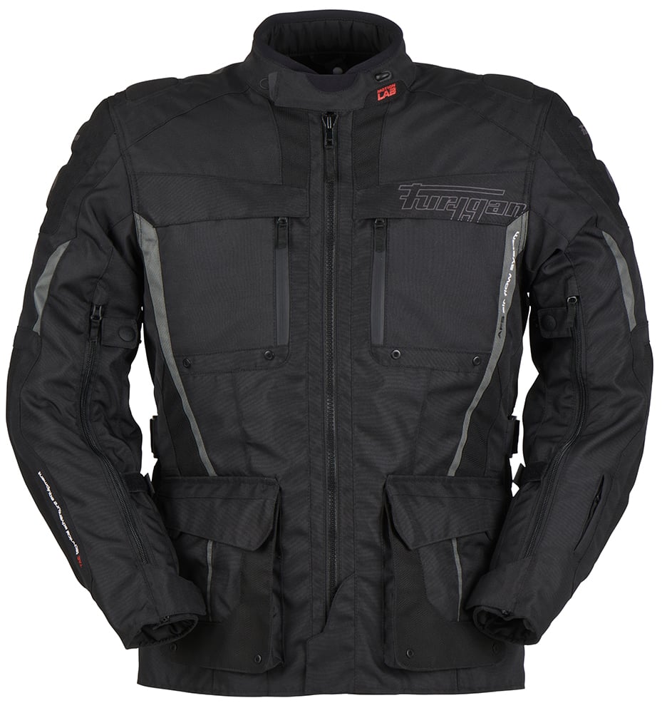 Image of Furygan Brevent 3En1 Noir Gris Blouson Taille S