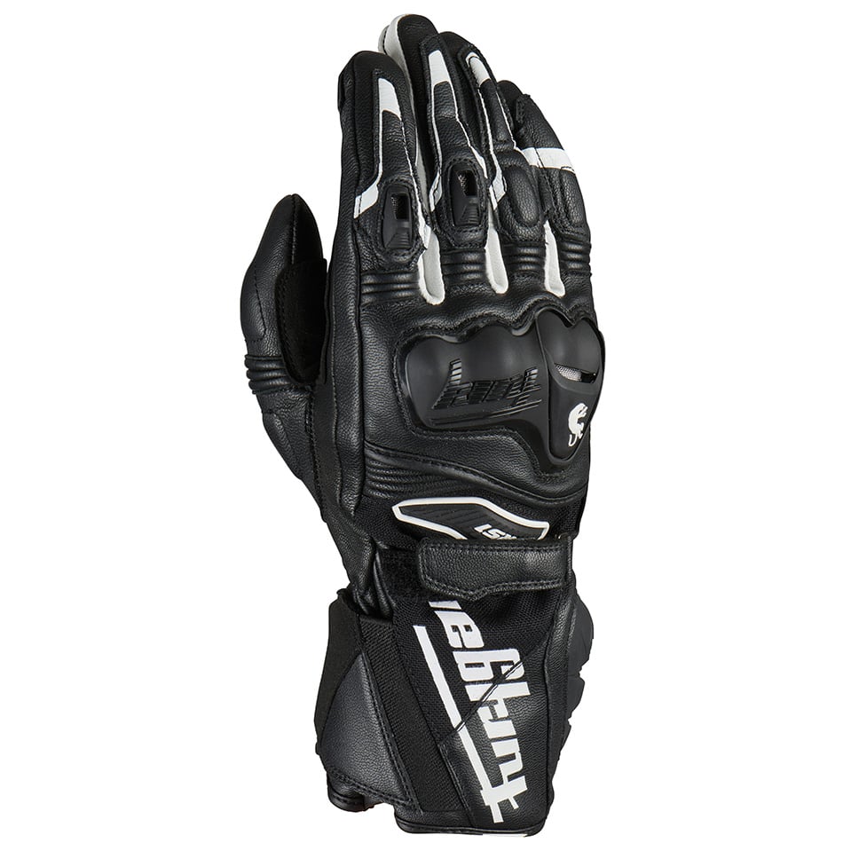 Image of Furygan F-RS1 Noir Blanc Gants Taille XL