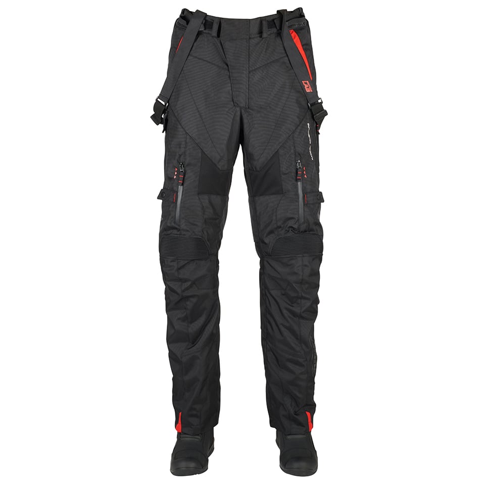 Image of Furygan Gravity Pantalones Negro Rojo Talla XL