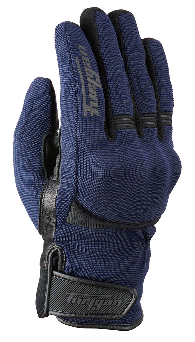 Image of Furygan Jet All Season D3O Blau Schwarz Handschuhe Größe 2XL