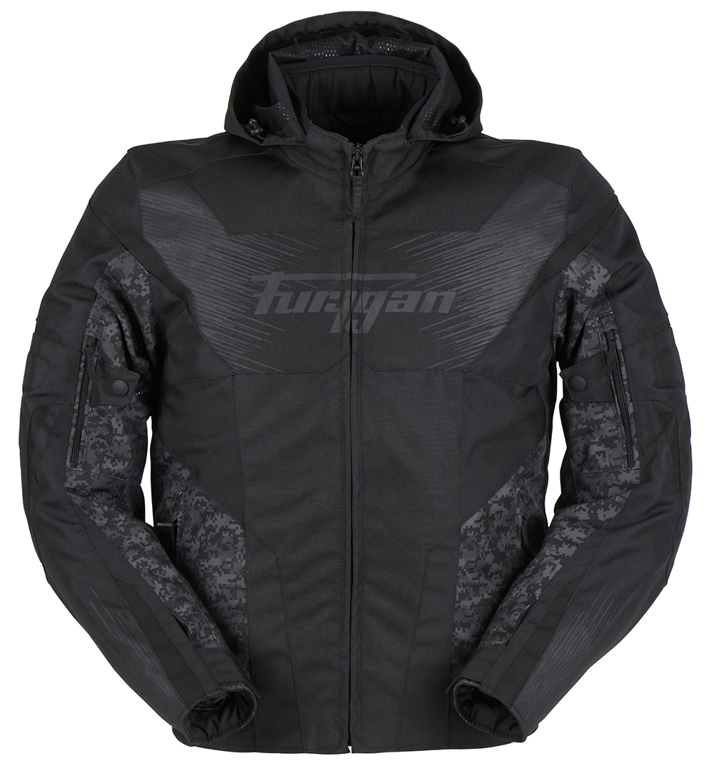 Image of Furygan Shard Jacket Black Pixel Size 3XL EN