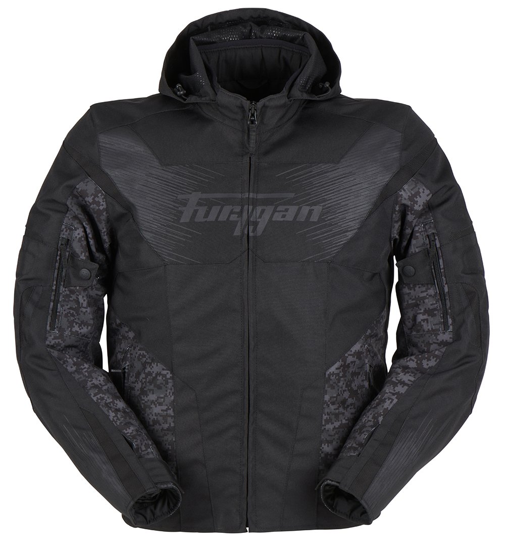 Image of Furygan Shard Jacket Black Pixel Size 3XL EN