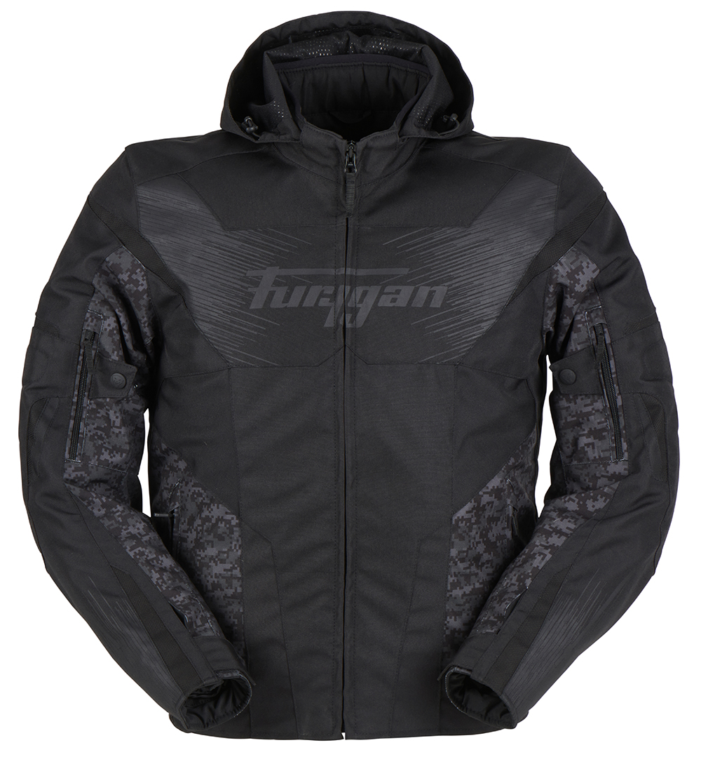 Image of Furygan Shard Jacket Black Pixel Size L EN