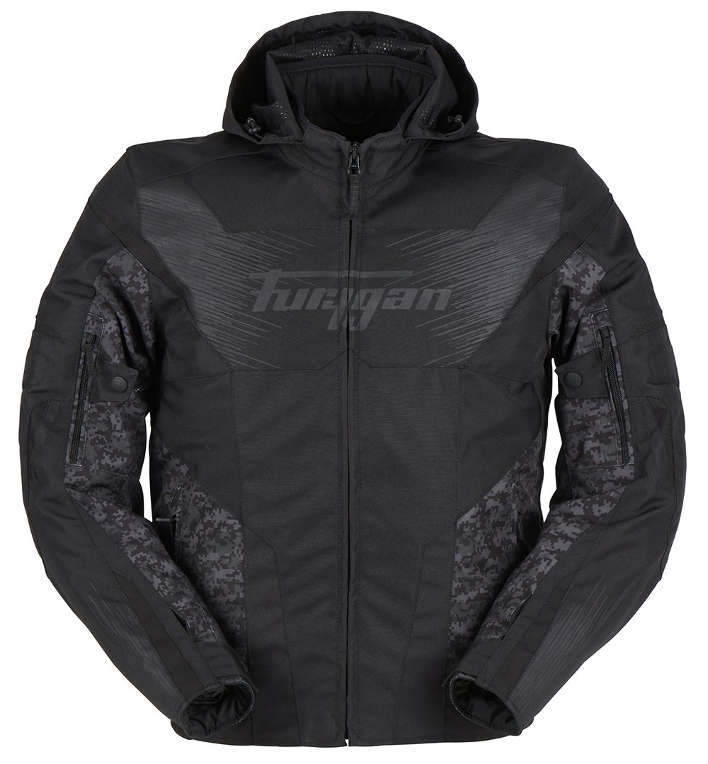 Image of Furygan Shard Jacket Black Pixel Size M EN
