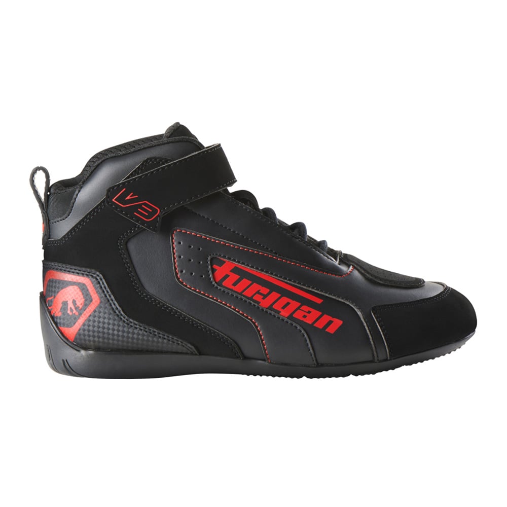 Image of Furygan Shoes V3 Black Red Size 47 ID 3435980368715