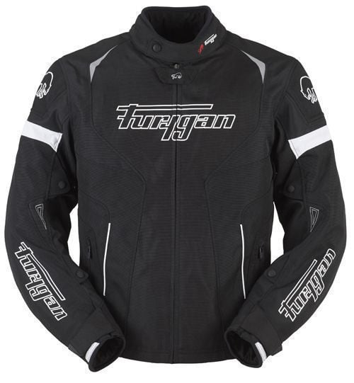Image of Furygan Spark 3in1 Vented Evo Jacket Black White Size S EN