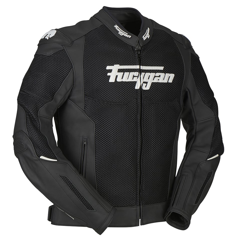 Image of Furygan Speed Mesh Evo Jacket Black White Size 2XL EN