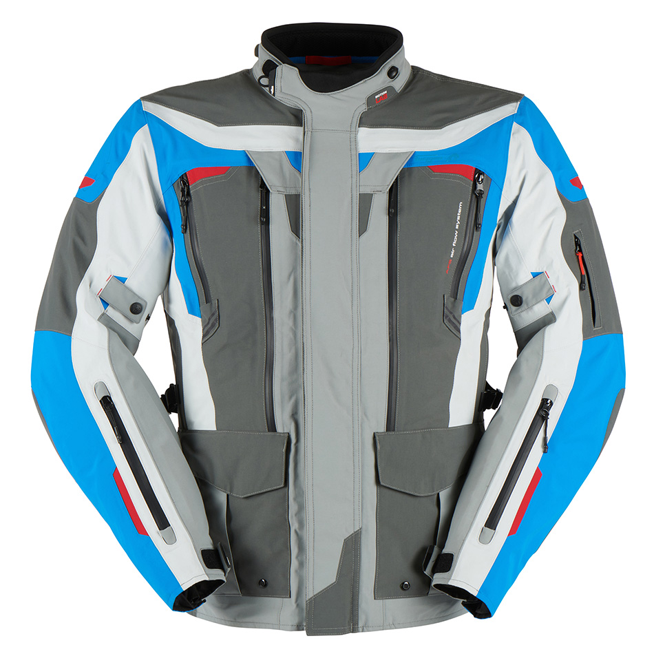 Image of Furygan Voyager Blau-Grau-Anthracite Jacke Größe XL