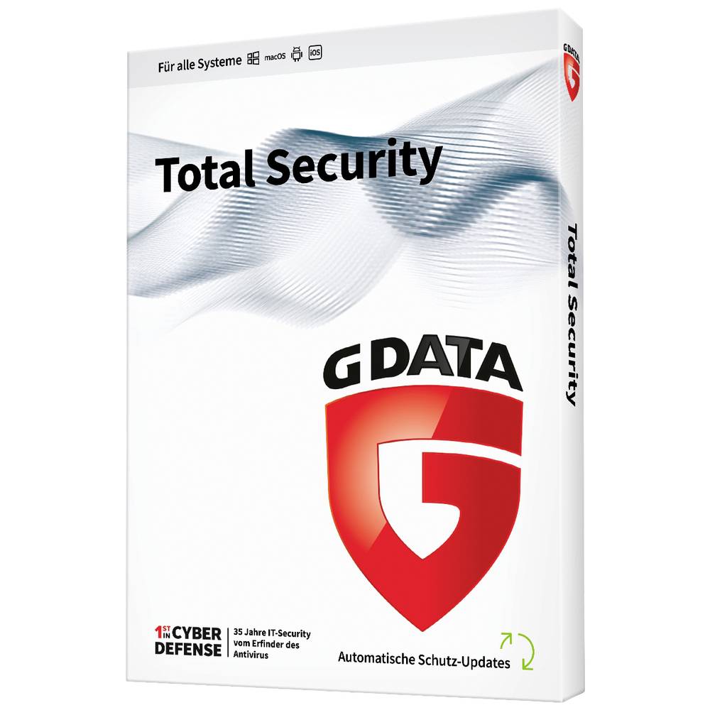 Image of G-Data Total Security Full version 3 licences Windows Mac OS Android iOS Antivirus Security