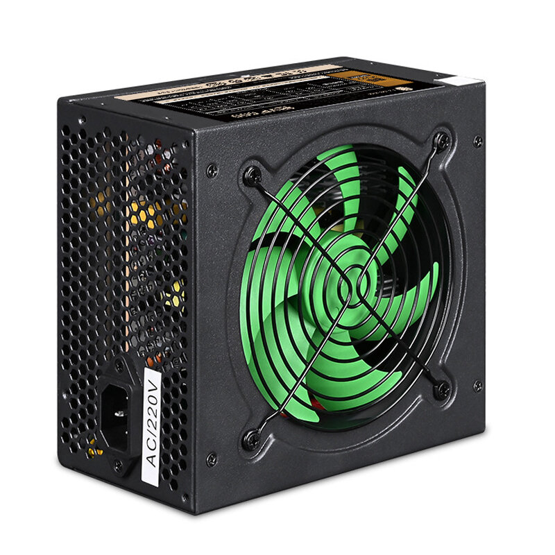 Image of GAMEKM ATX 600W PC Power Supply Rated 600W PC Power Supplies Bronze Certification Ative FPC 120MM Cooling Fan