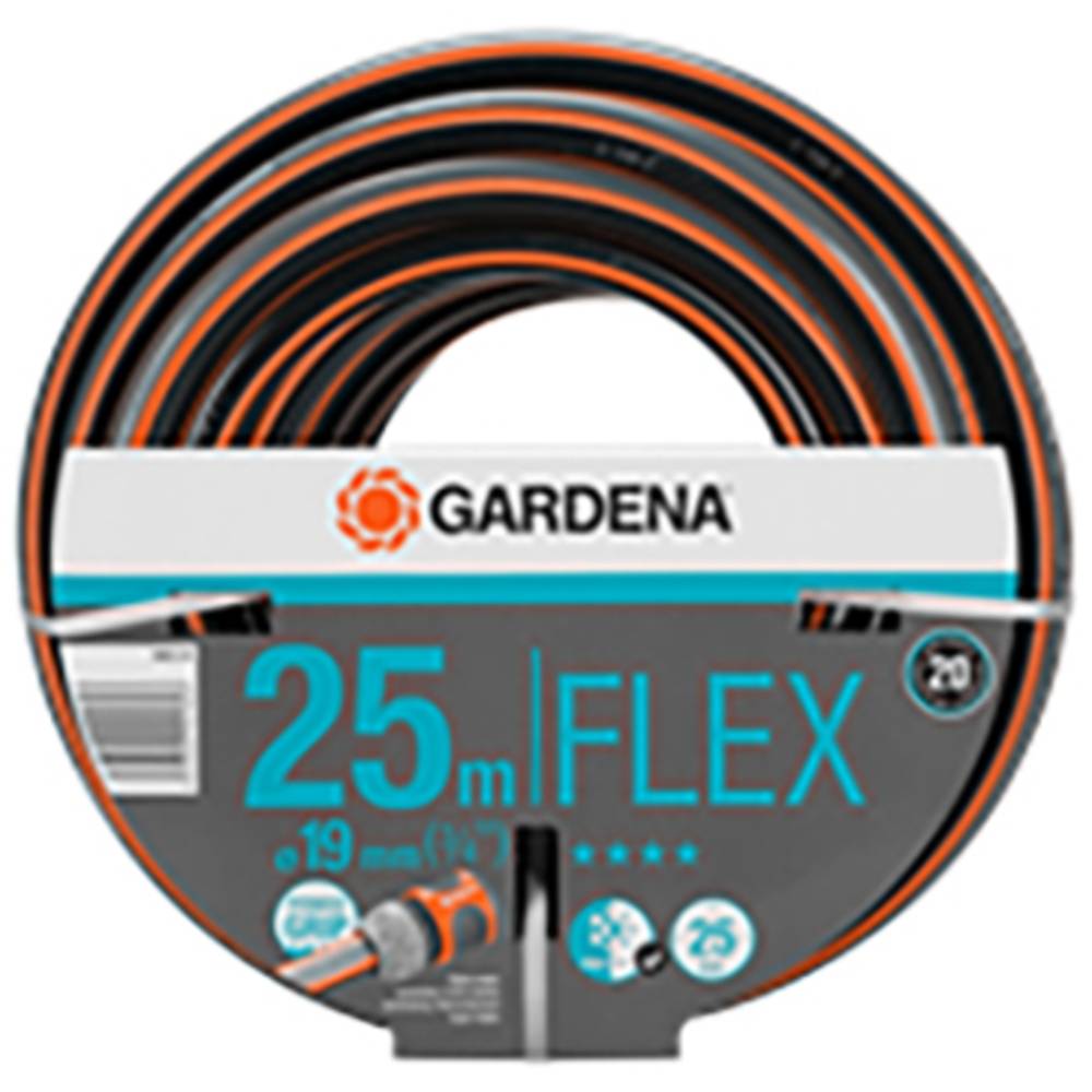 Image of GARDENA Comfort FLEX 18053-20 19 mm 25 m 3/4 1 pc(s) Black Orange Garden hose
