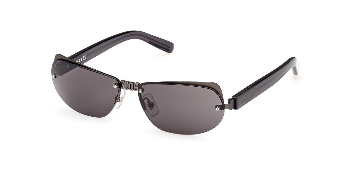 Image of GCDS GD0047 09A Óculos de Sol Masculino Gunmetal BRLPT