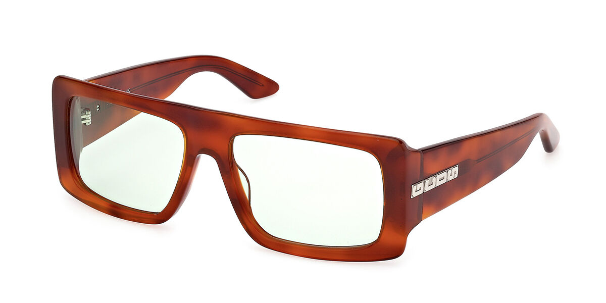 Image of GCDS GD0053 53N Óculos de Sol Tortoiseshell Masculino PRT