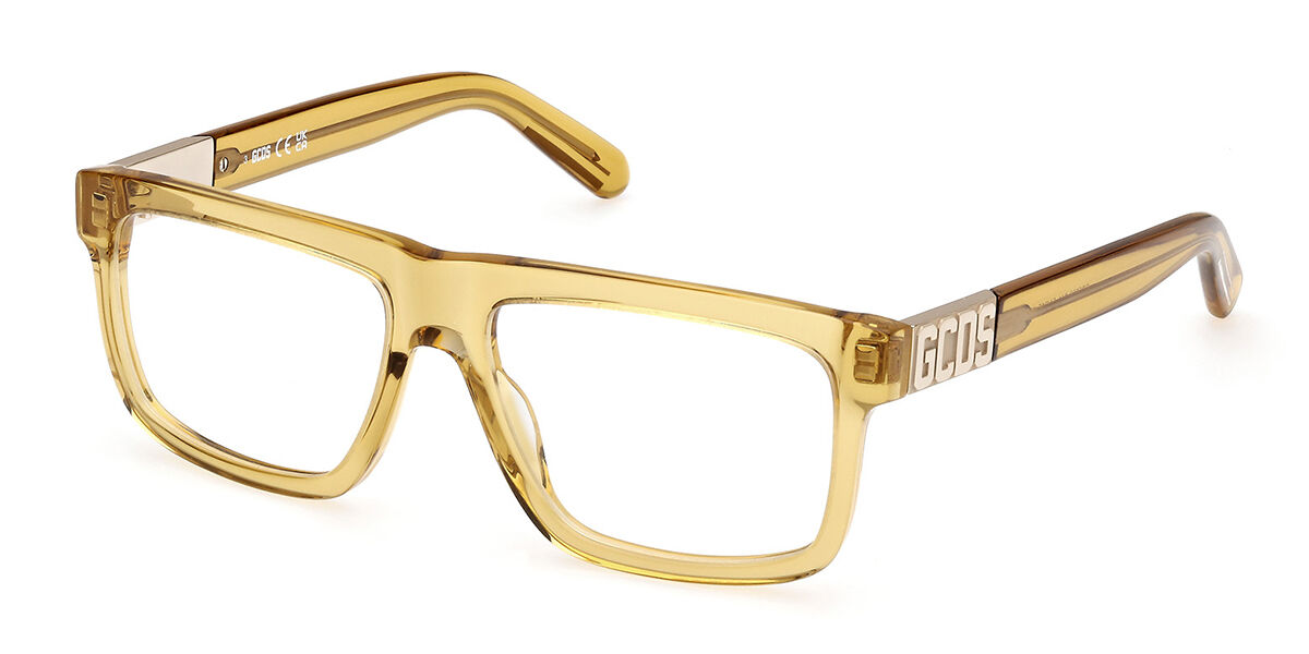 Image of GCDS GD5026 041 Óculos de Grau Amarelos Masculino BRLPT