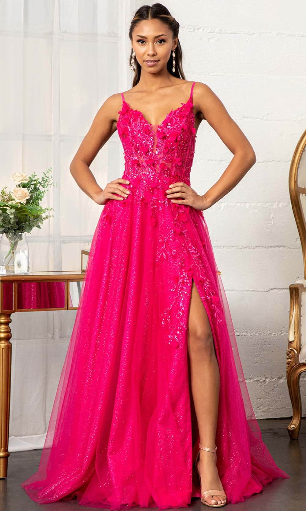 Image of GLS by Gloria GL3034 - Sweetheart A-line Dress