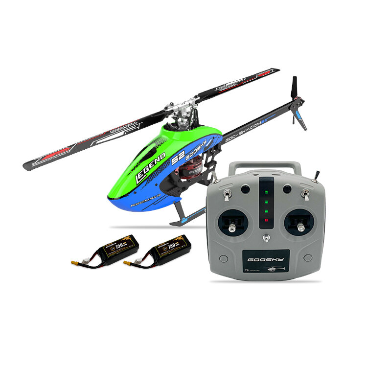 Image of GOOSKY S2 6CH 3D Aerobatic Dual Brushless Direct Drive Motor RC Helicopter RTF with GTS Flight Control System