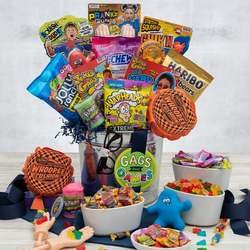 Image of Gags And Games Candy And Toy Gift Bucket