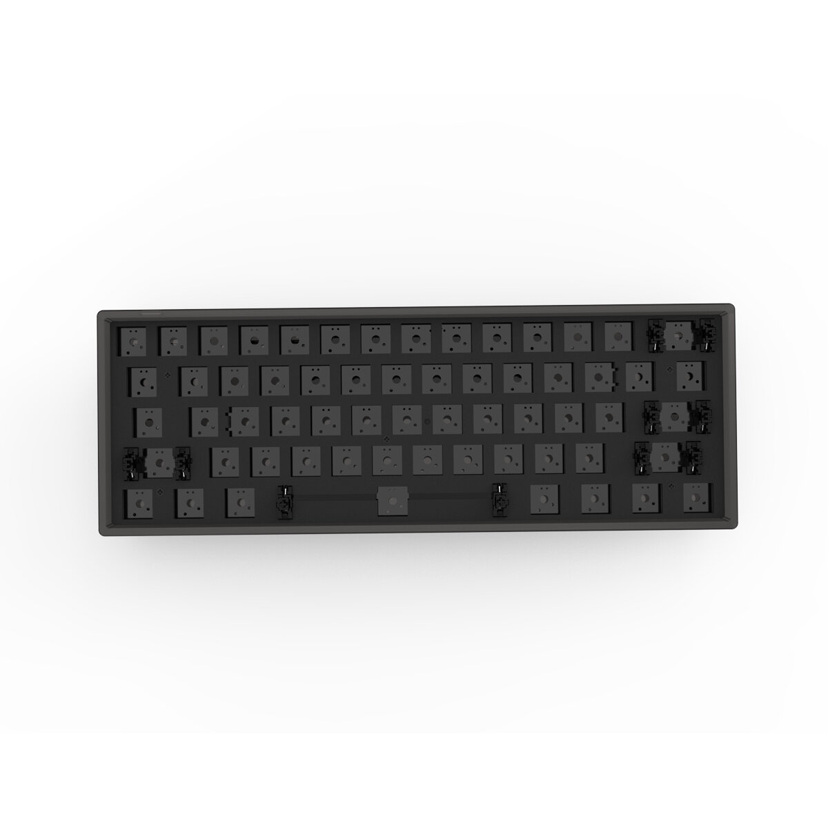 Image of GamaKay CK61 Keyboard Customized Kit 61 Keys Triple Mode RGB Hot Swappable 3pin/5pin Switch 60% Programmable Wired bluet