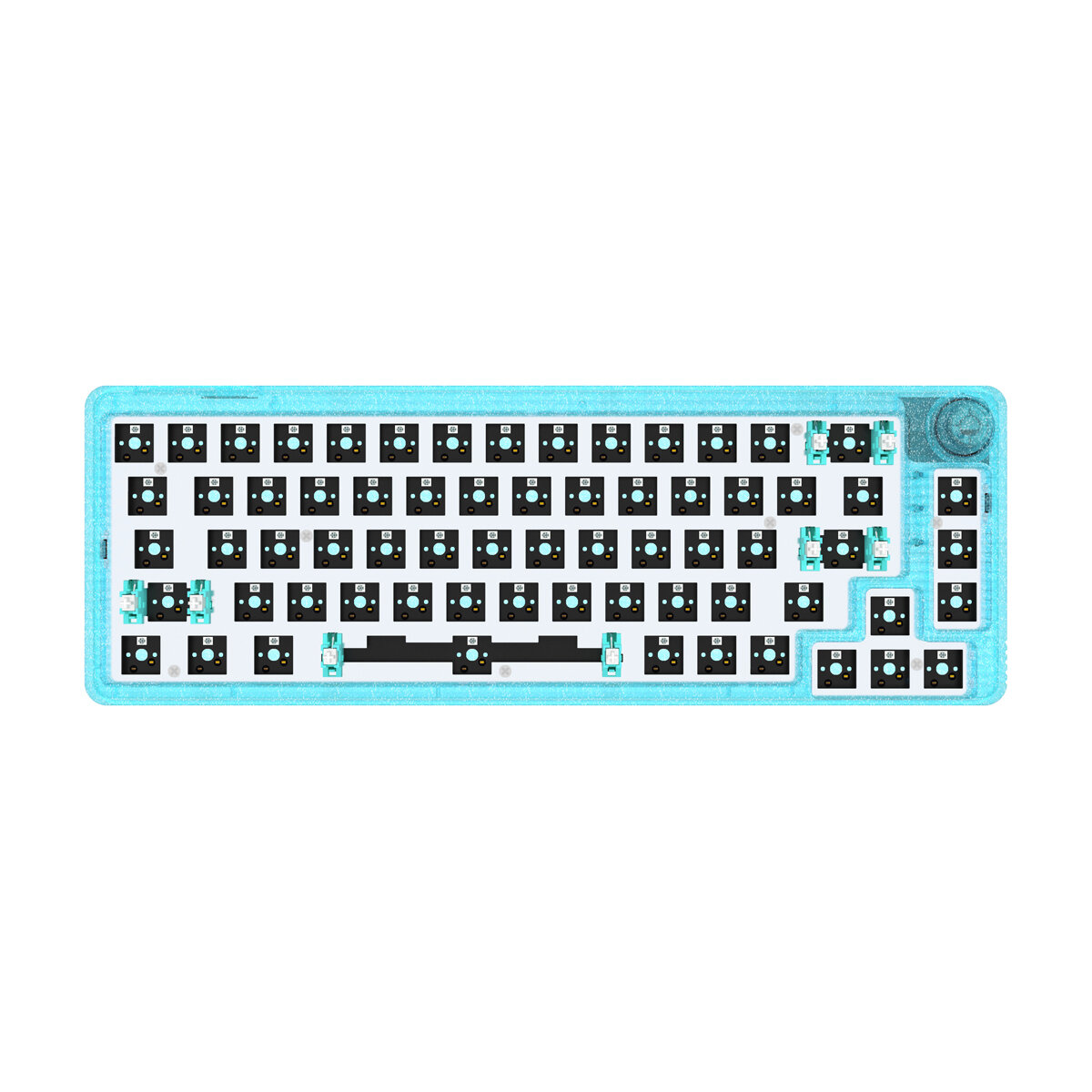 Image of GamaKay LK67 Keyboard Customized Kit 67 Keys RGB Hot Swappable bluetooth Translucent 65% Programmable Triple Mode Wired