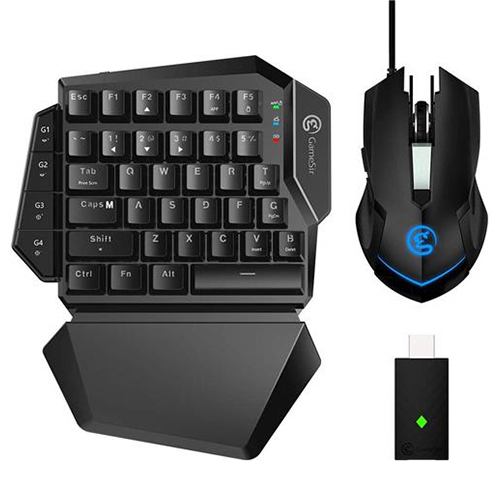 Image of GameSir VX E-sports AimSwitch Wireless Game 24G Keyboard Mouse Combo For PS4 / NS / Xbox / PC / Android Phone - Black