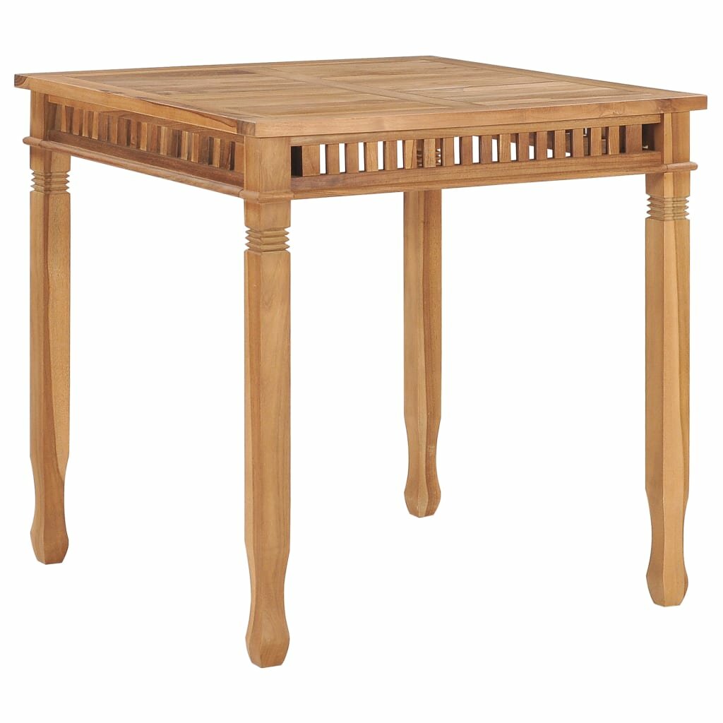 Image of Garden Dining Table 315"x315"x315" Solid Teak Wood
