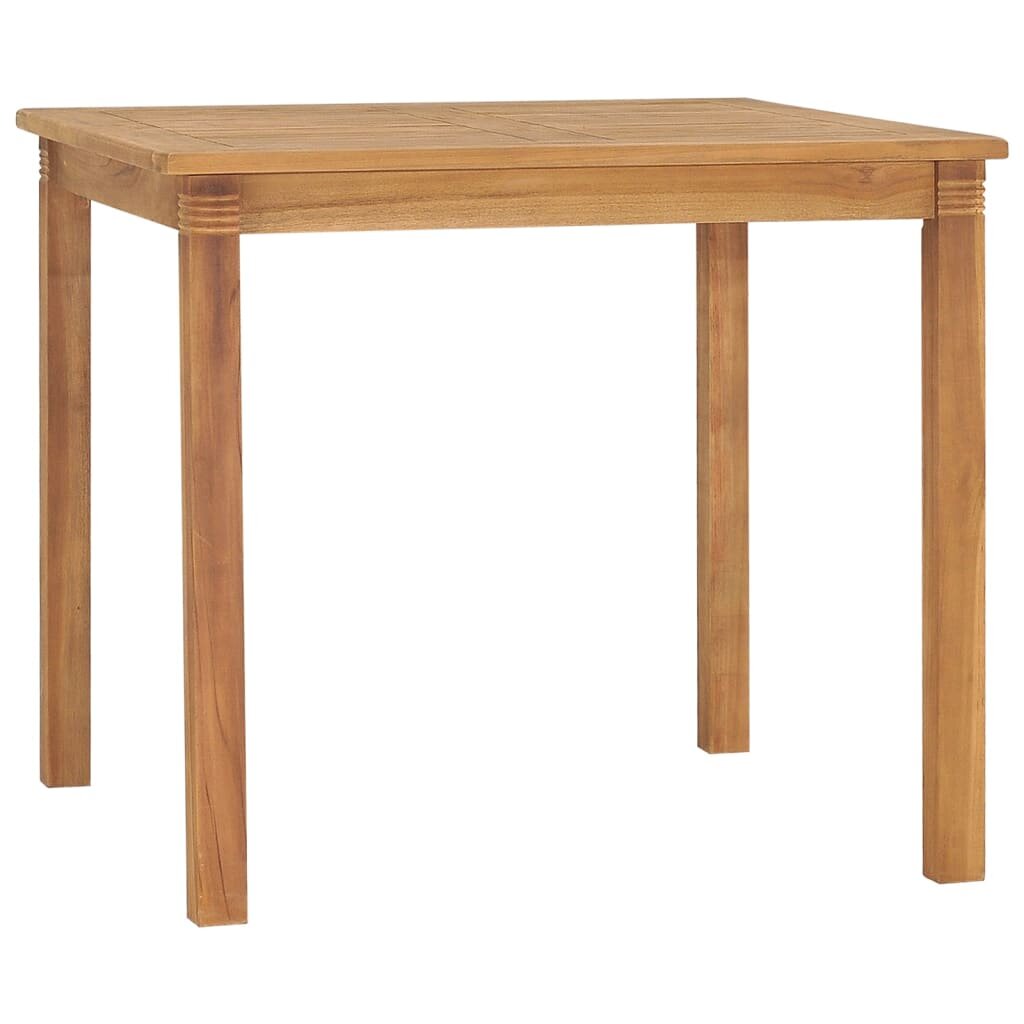 Image of Garden Dining Table 335"x335"x295" Solid Teak Wood