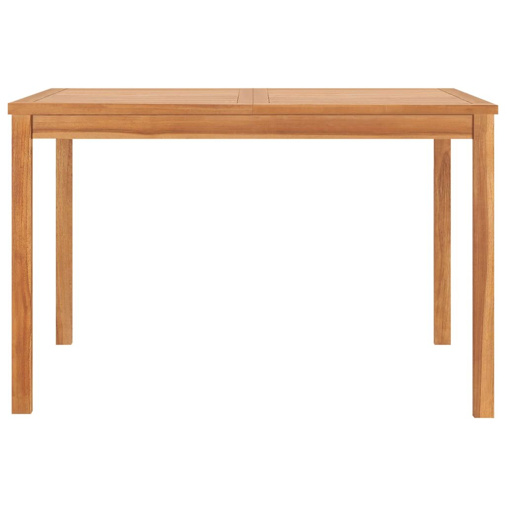 Image of Garden Dining Table 472"x472"x303" Solid Teak Wood