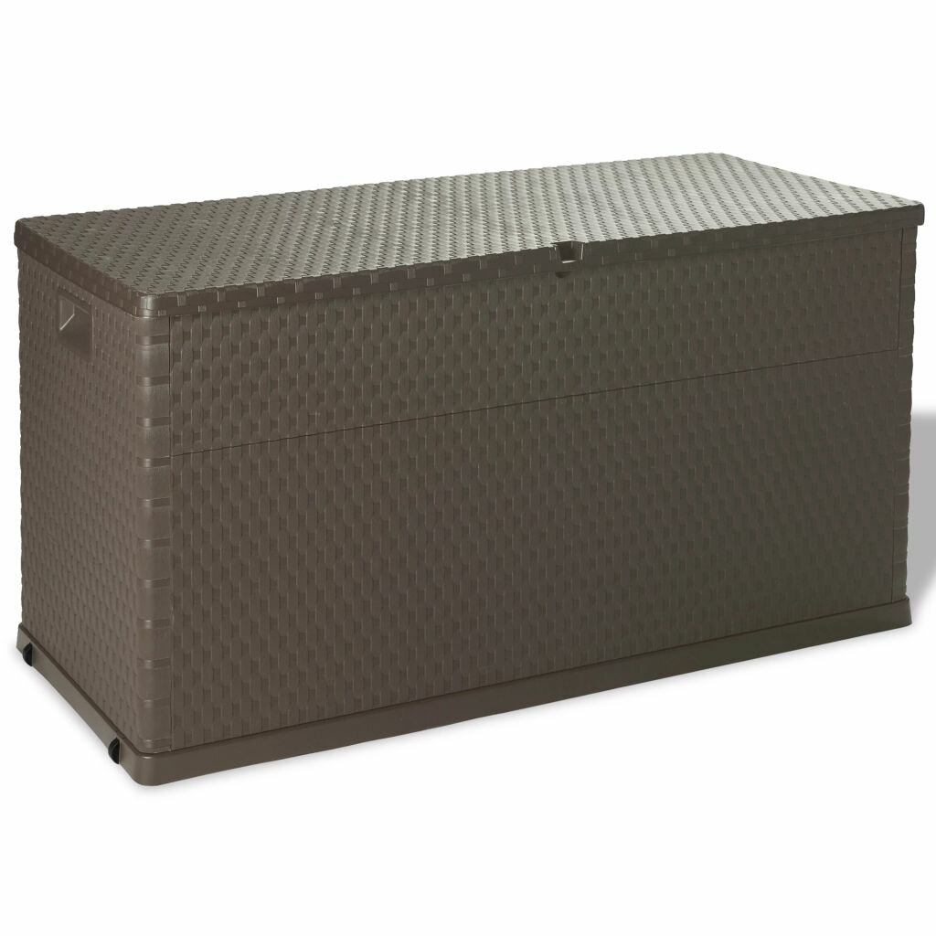 Image of Garden Storage Box Brown 472"x22"x248"