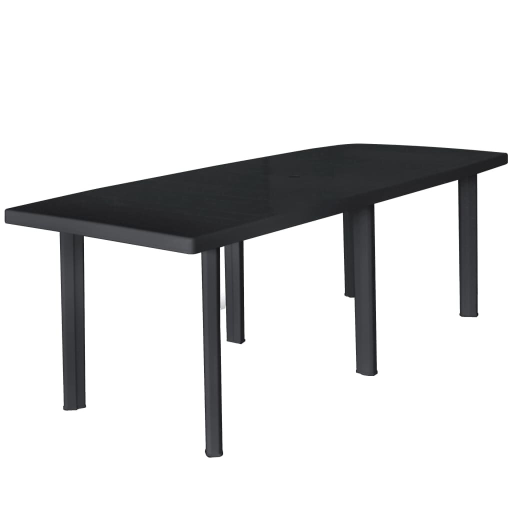 Image of Garden Table Anthracite 85"x354"x283" Plastic