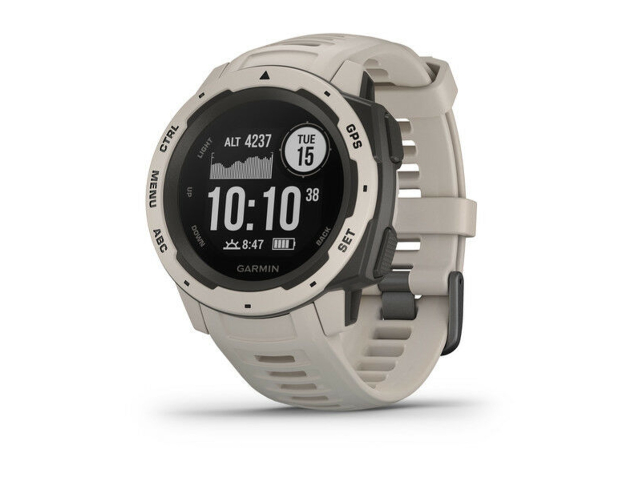 Image of Garmin Instinct Rugged GPS Smartwatch Tundra ID 753759214579