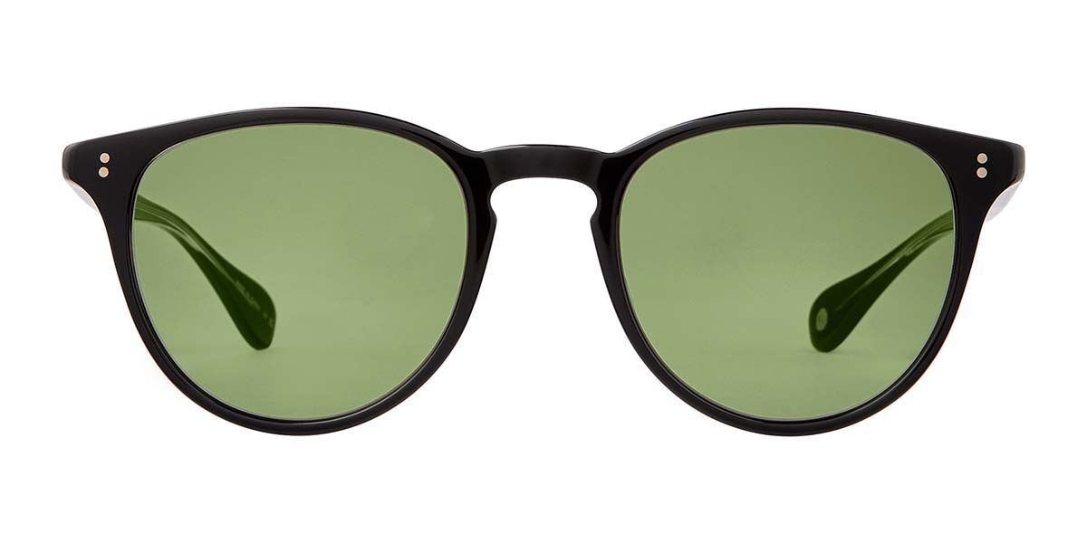 Image of Garrett Leight MANZANITA SUN BK/GRN Óculos de Sol Pretos Masculino BRLPT