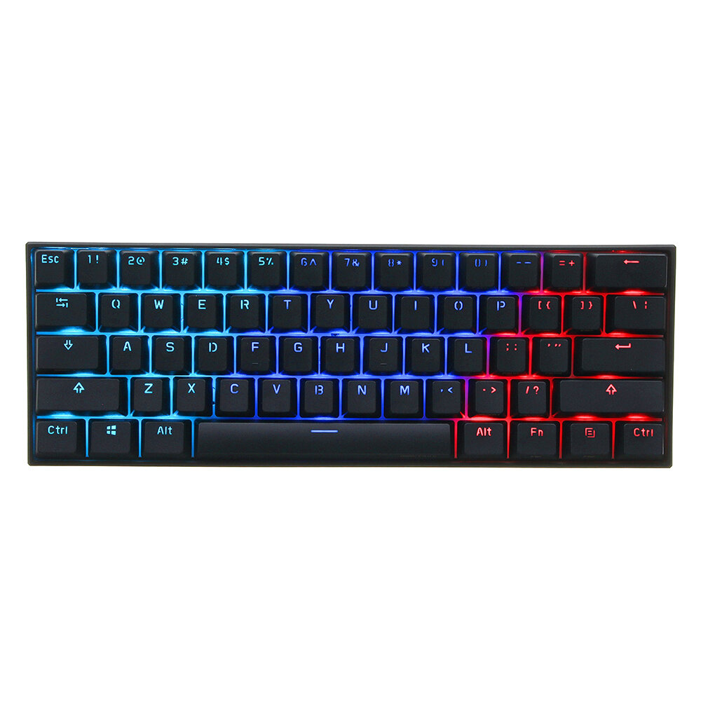 Image of [Gateron Switch] Anne Pro 2 Mechanical Keyboard 61 Keys 60% NKRO bluetooth 40/50 Type-C RGB Gaming Keyboard