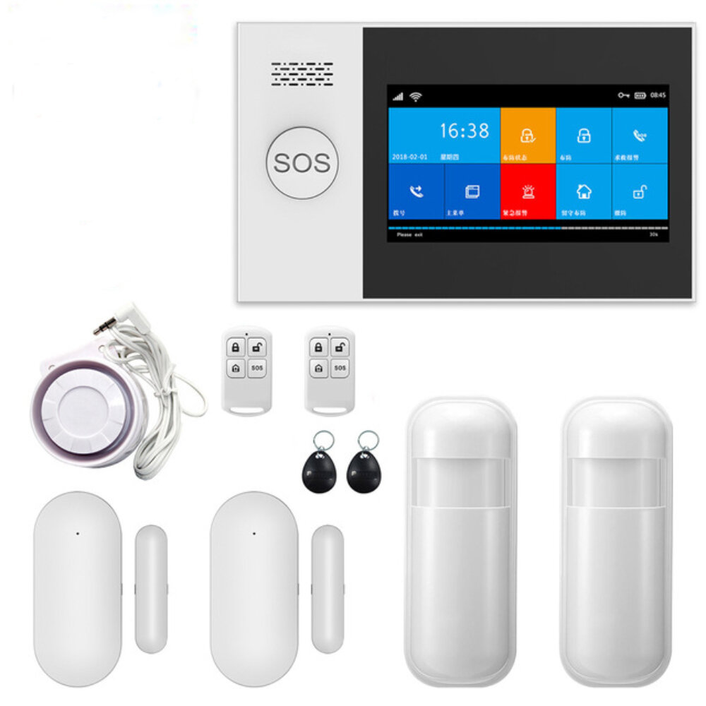 Image of GauTone PG107 43inch Security Alarm WiFi GSM Alarm System for Home Support Tuya APP Call/SMS Remote Contorl