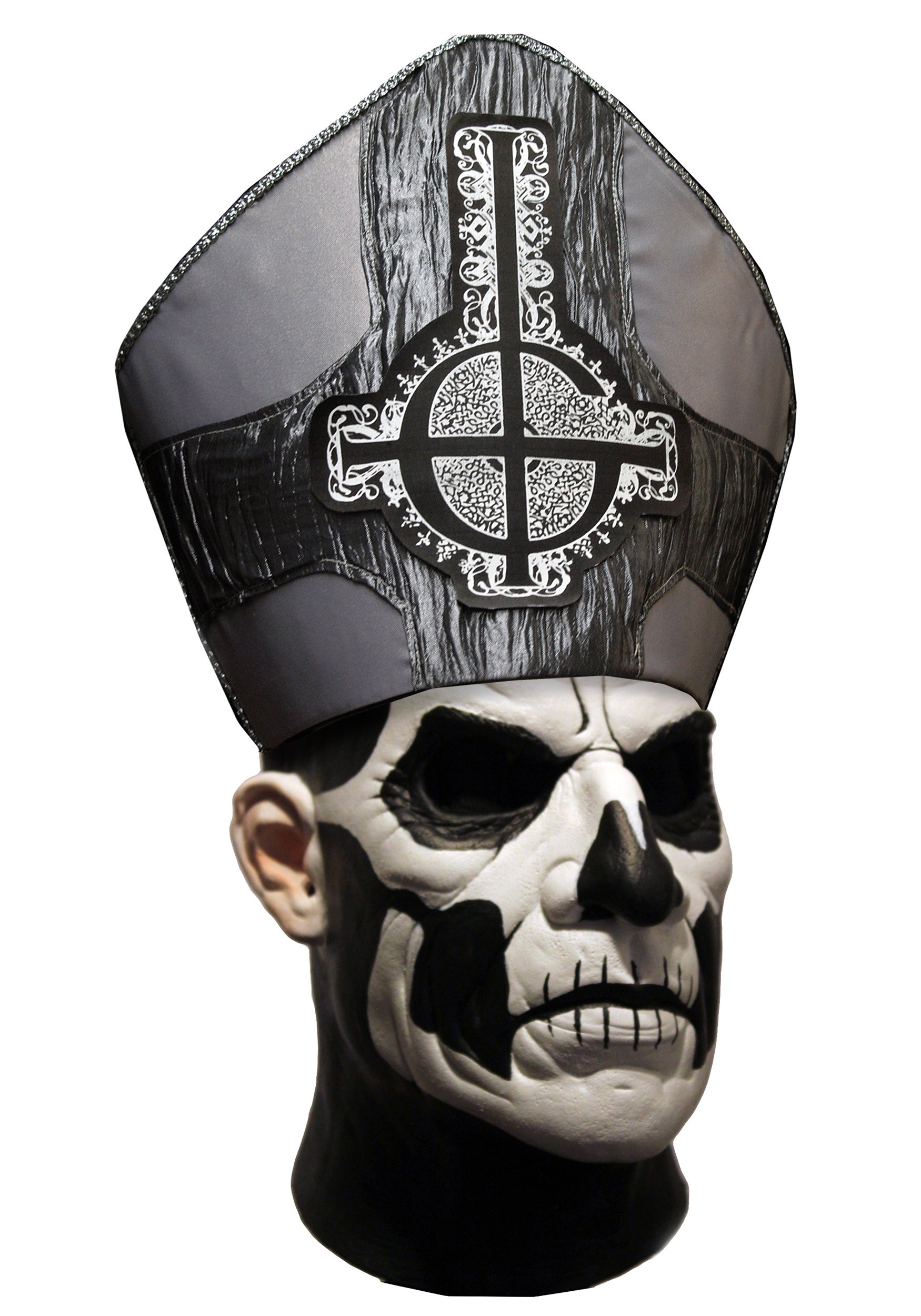 Image of Ghost Papa II Adult Costume Mask | Celebrity Accessories ID TTJKGM102-ST